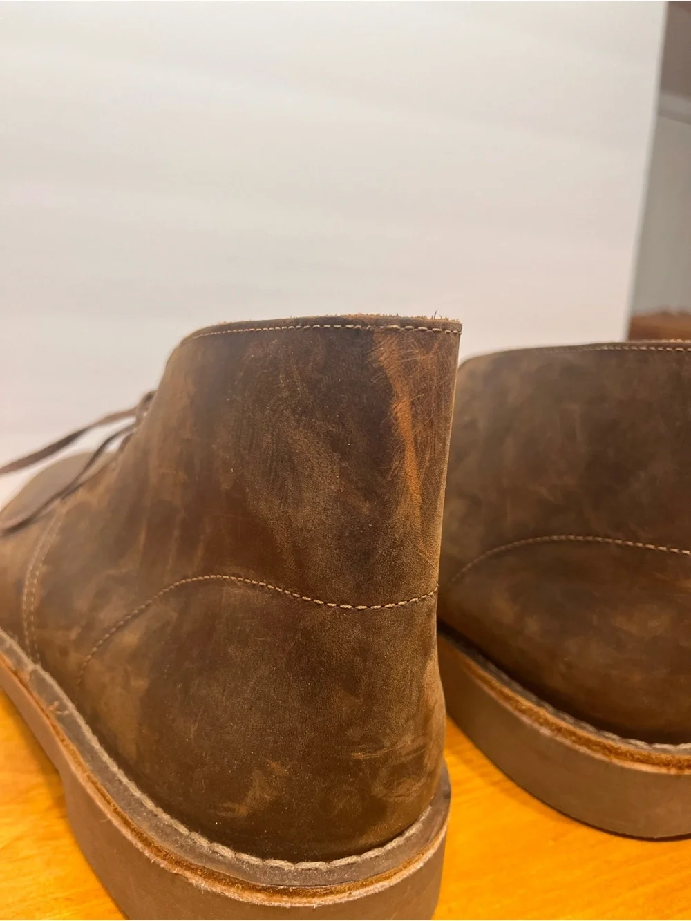 Clarks Brown Leather Chukka Boots